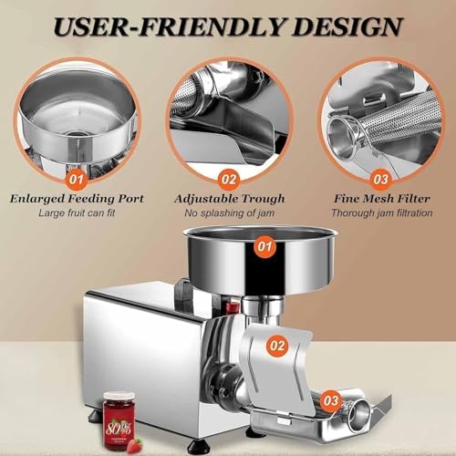 ⚡ Electric Food Strainer 🍲 Smooth & Fast 🥄✨