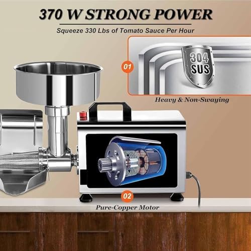 ⚡ Electric Food Strainer 🍲 Smooth & Fast 🥄✨