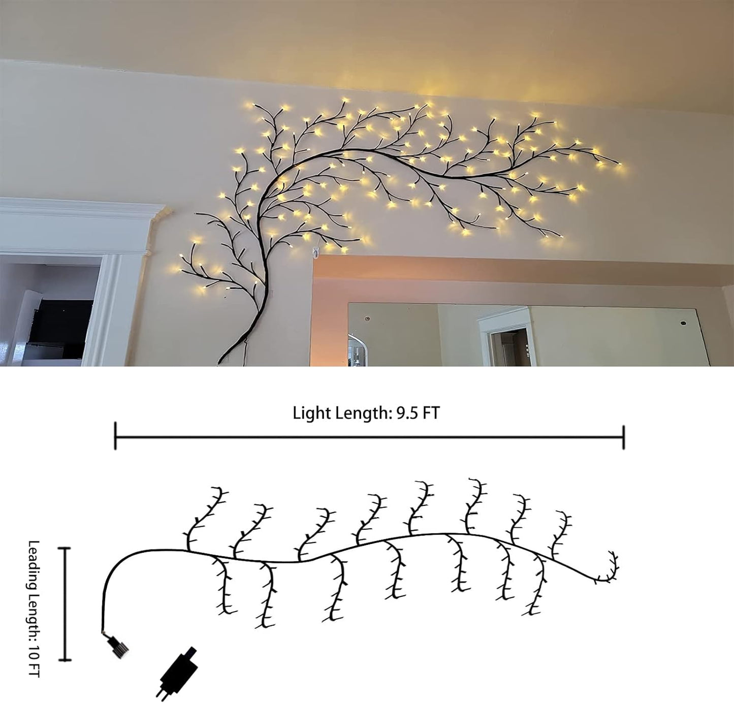 ✨🌿 Enchanted Willow LED Tree 🌙💡 | Magical Home Décor 🌟🪄