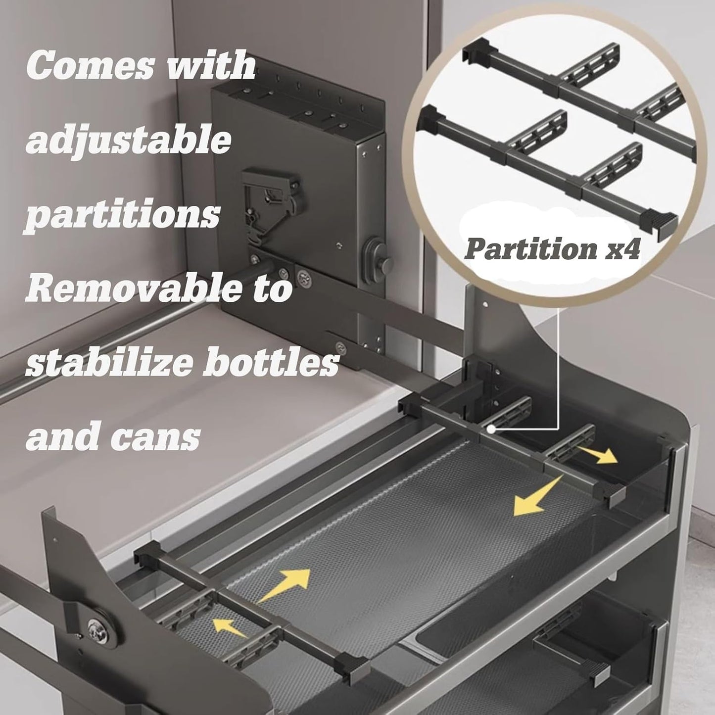 🏡 Pull-Down Kitchen Organizer 🍳 Space-Saving Storage ✨