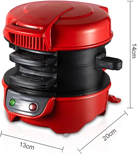 🍔 3-Layer Breakfast Maker 🍳 Multi-Function Kitchen Cooker 🏡✨