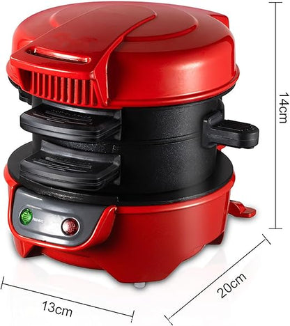 🍔 3-Layer Breakfast Maker 🍳 Multi-Function Kitchen Cooker 🏡✨