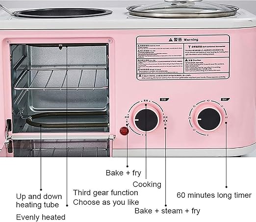 🍳 3-in-1 Breakfast Maker 🍔 Quick & Easy Morning Meals ✨🏡