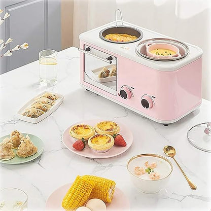 🍳 3-in-1 Breakfast Maker 🍔 Quick & Easy Morning Meals ✨🏡