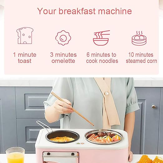 🍳 3-in-1 Breakfast Maker 🍔 Quick & Easy Morning Meals ✨🏡